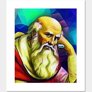 St. Jerome Colourful Portrait | St. Jerome Artwork 7 Posters and Art